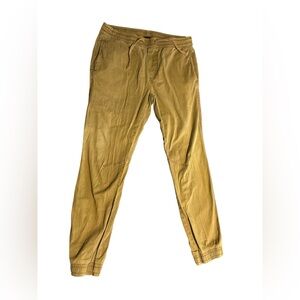 No Boundaries Men's Tan Joggers